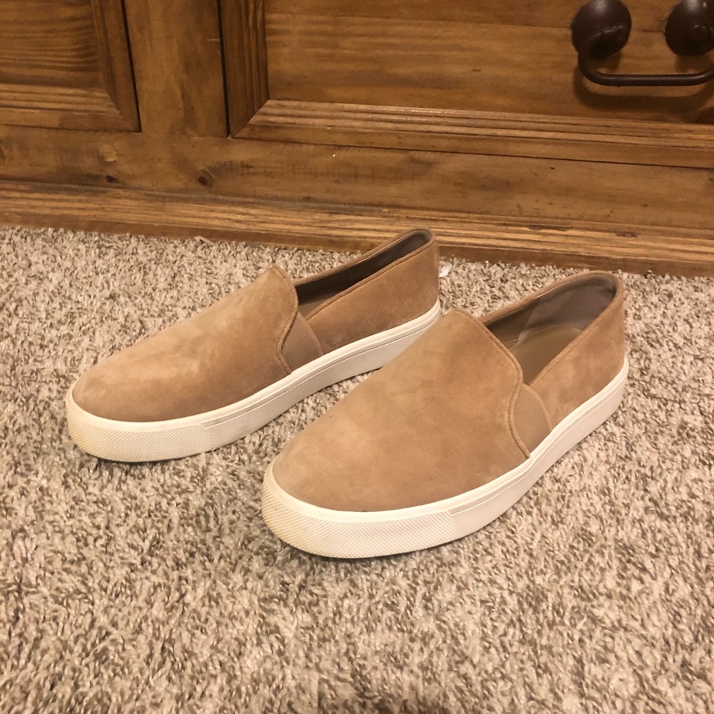 Vince Slip On Suede Sneakers Size 6.5